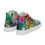 Thumbnail: Chromahue Neon Jungle Women’s high top canvas shoes