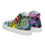 Thumbnail: Chromahue Men’s Green high top canvas shoes
