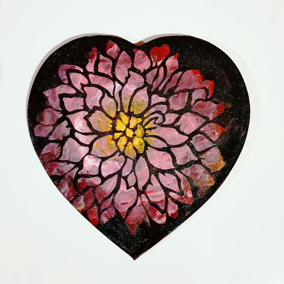 Heart bloom of Unity