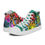 Thumbnail: Chomahue Women’s Green high top canvas shoes
