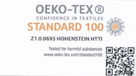 Qualitex oeko-tex märk bamboo fabric men
