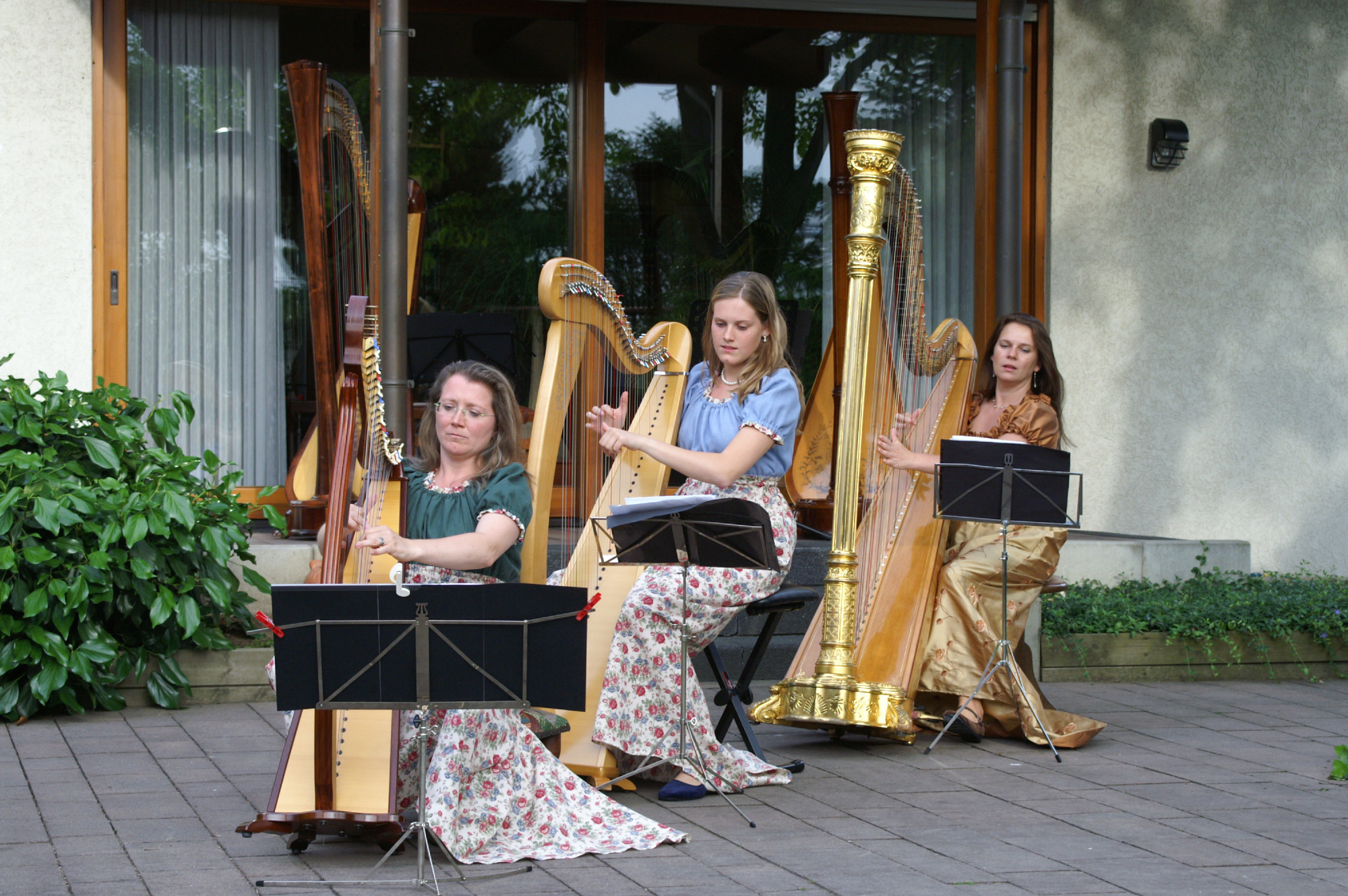 irische Musik- keltisches Harfentrio