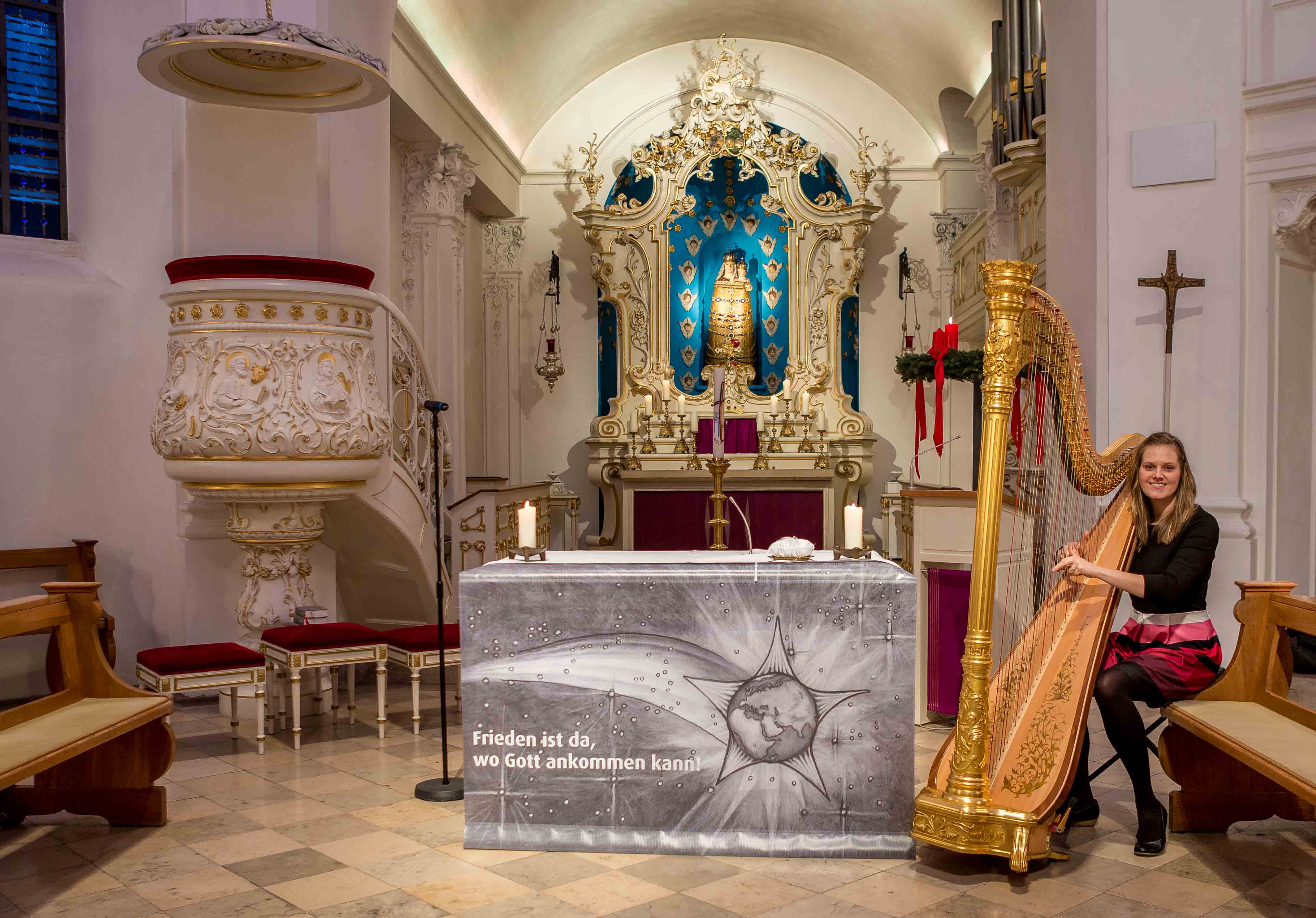 Dyckburgkirche Münster Hochzeitsharf