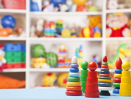 Colorful Toys Display