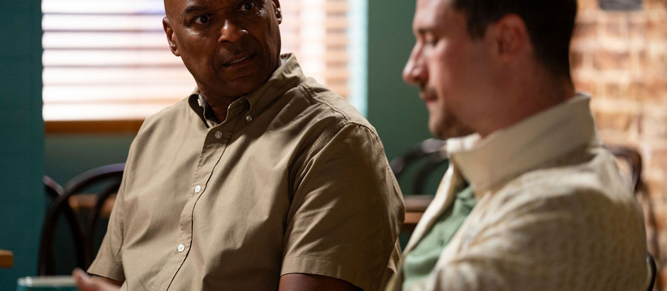 Kojo’s collapse leaves Harry and George fearing the worst in EastEnders