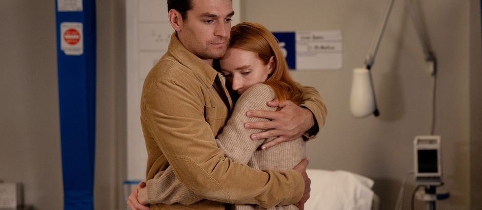 Chloe collapses after Mack proposes to Charity in Emmerdale