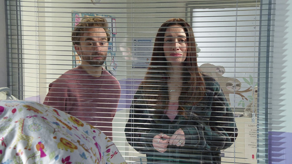 David and Shona panic as Harper suffers a health scare in Corrie