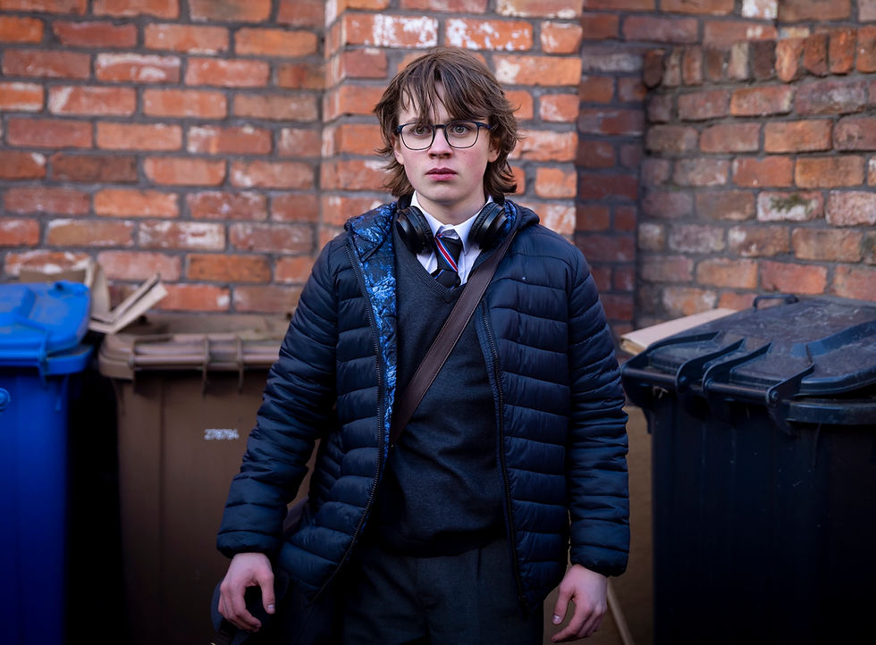 Sam spirals after tracking device is found in his bag in Corrie