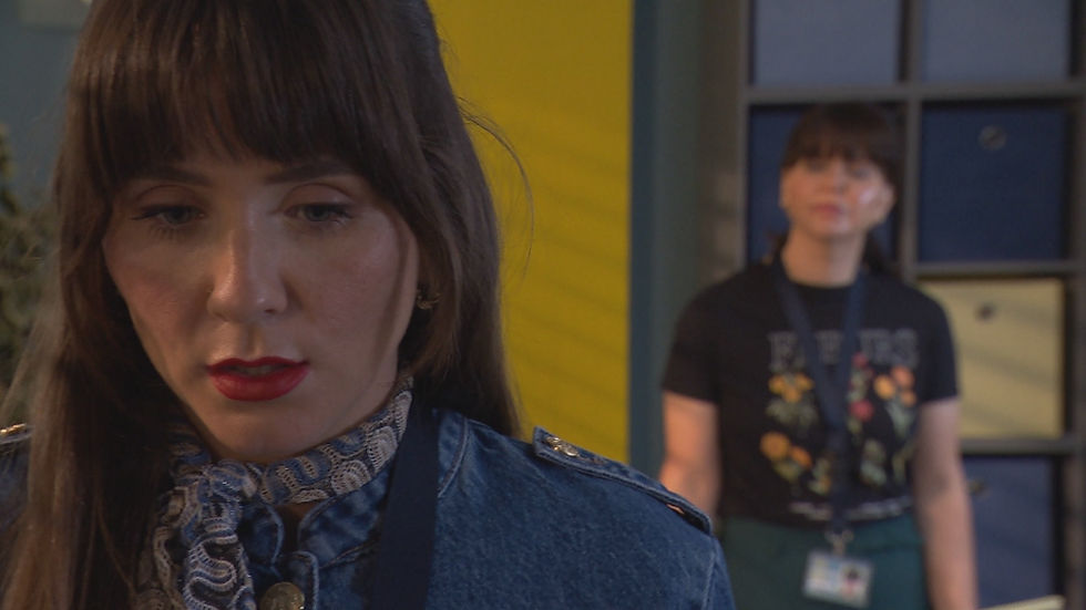 An allegation at the school sends Abigail into a spiral in Hollyoaks