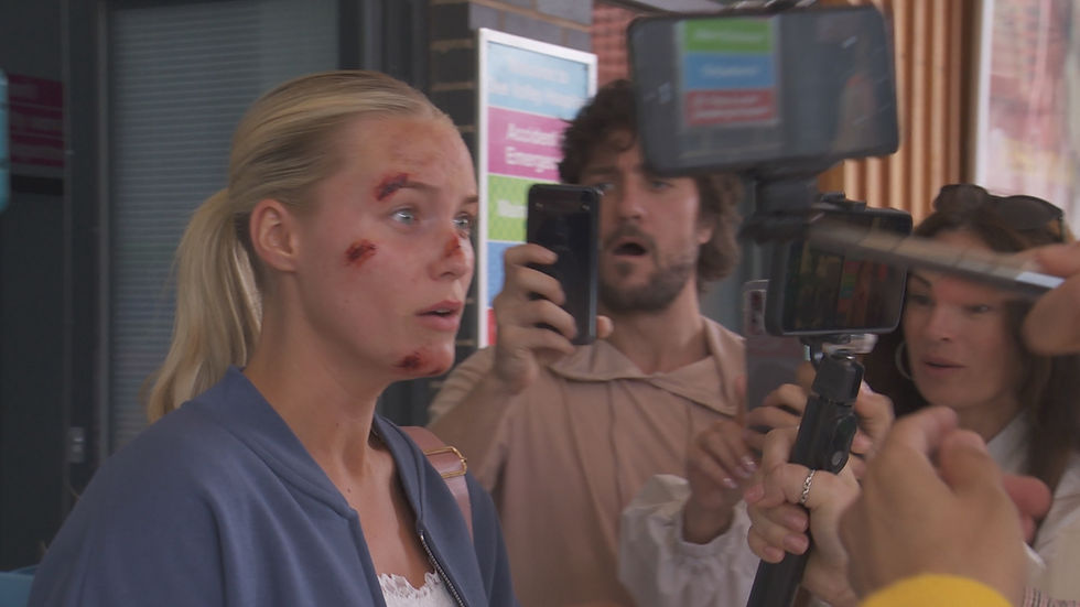 Leah is determined to clear her brother's name in Hollyoaks