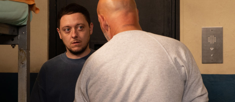 Matty fears for his safety after discovering who his new cellmate is in Emmerdale