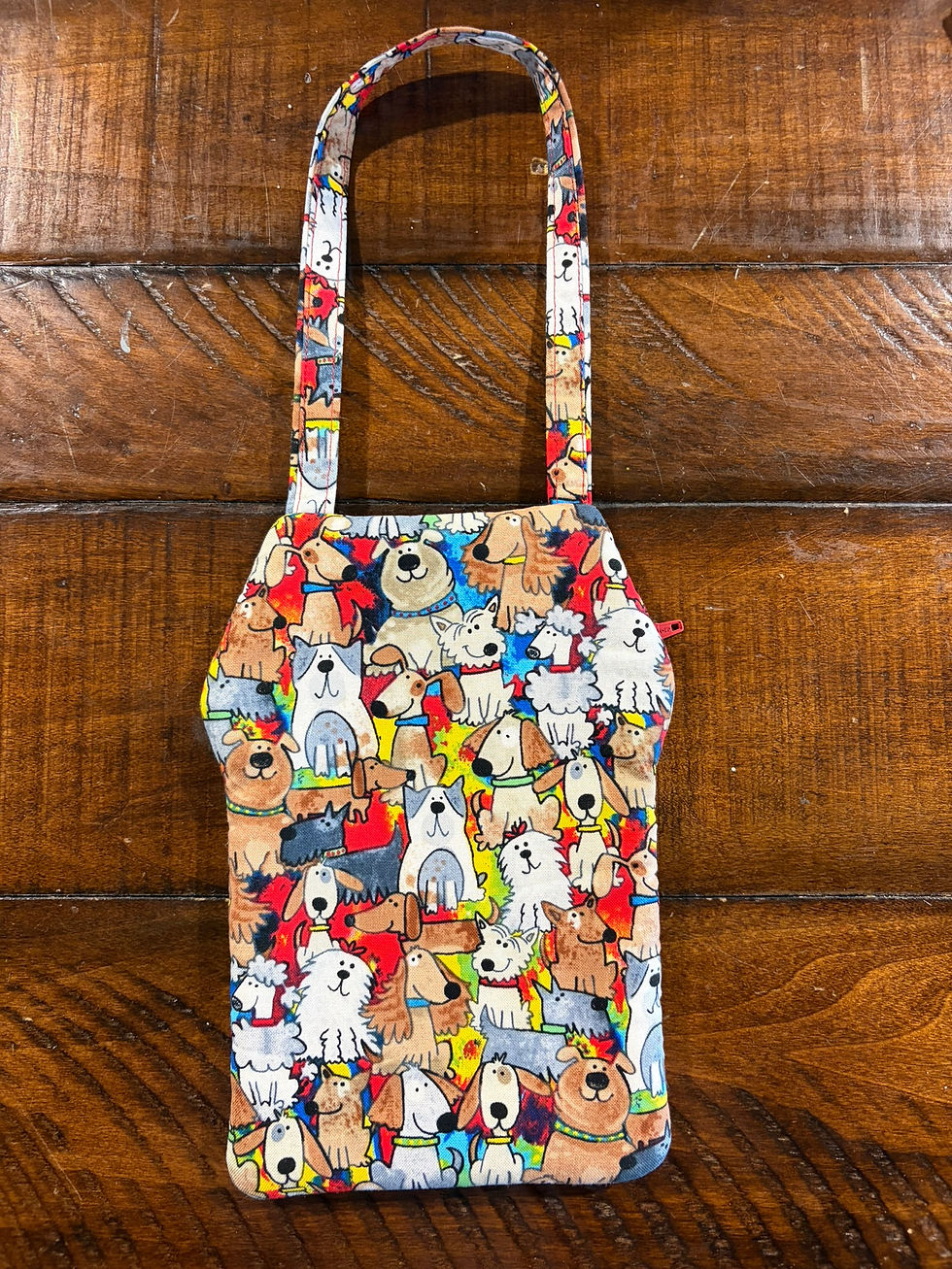 Thumbnail: Dog House Zipper Purse