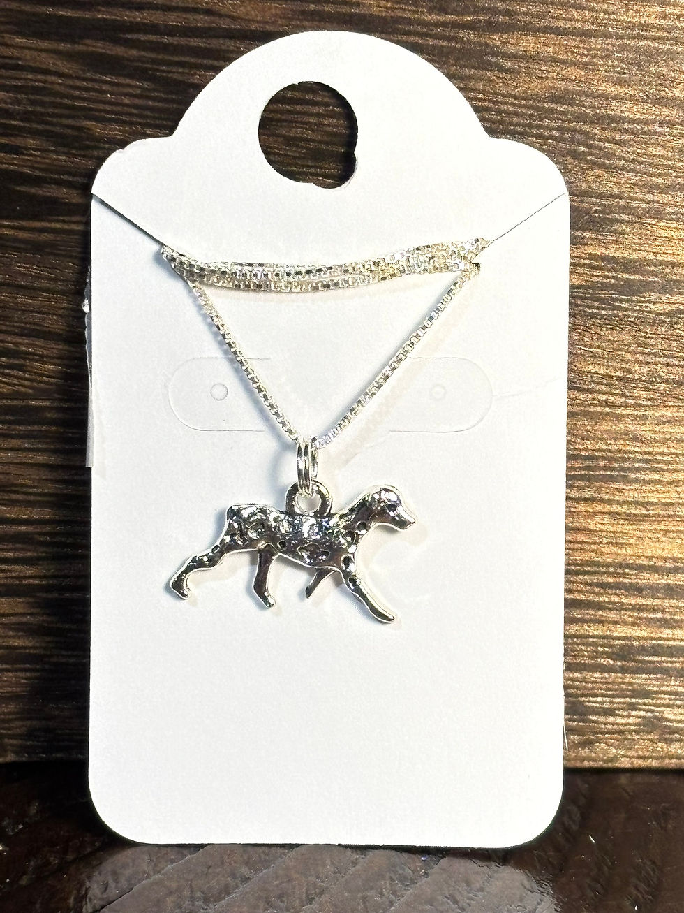 Thumbnail: Dog Silver Charm Necklace