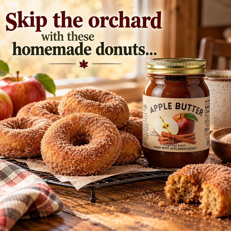 Homemade Apple Butter Donuts