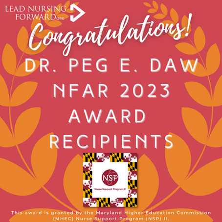 Congratulations to the 2023 Dr. Peg E. Daw NFAR Award Recipients!