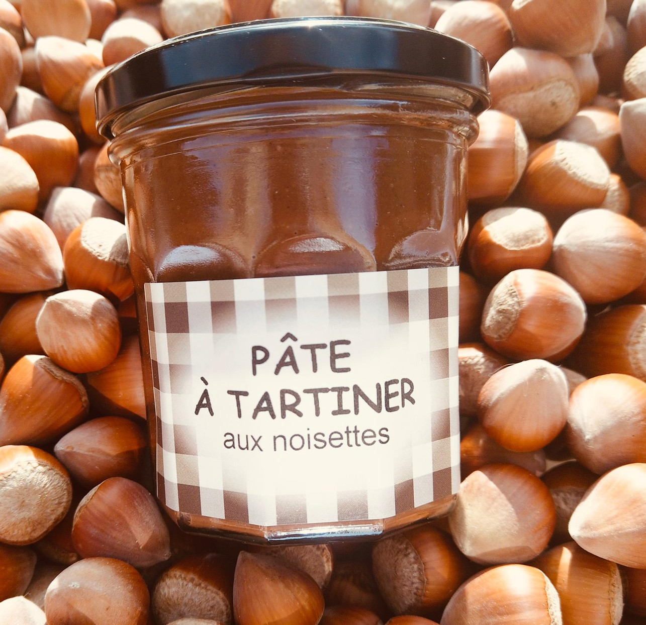 Pâte à tartiner aux noisettes de La Ferme au Chocolat
