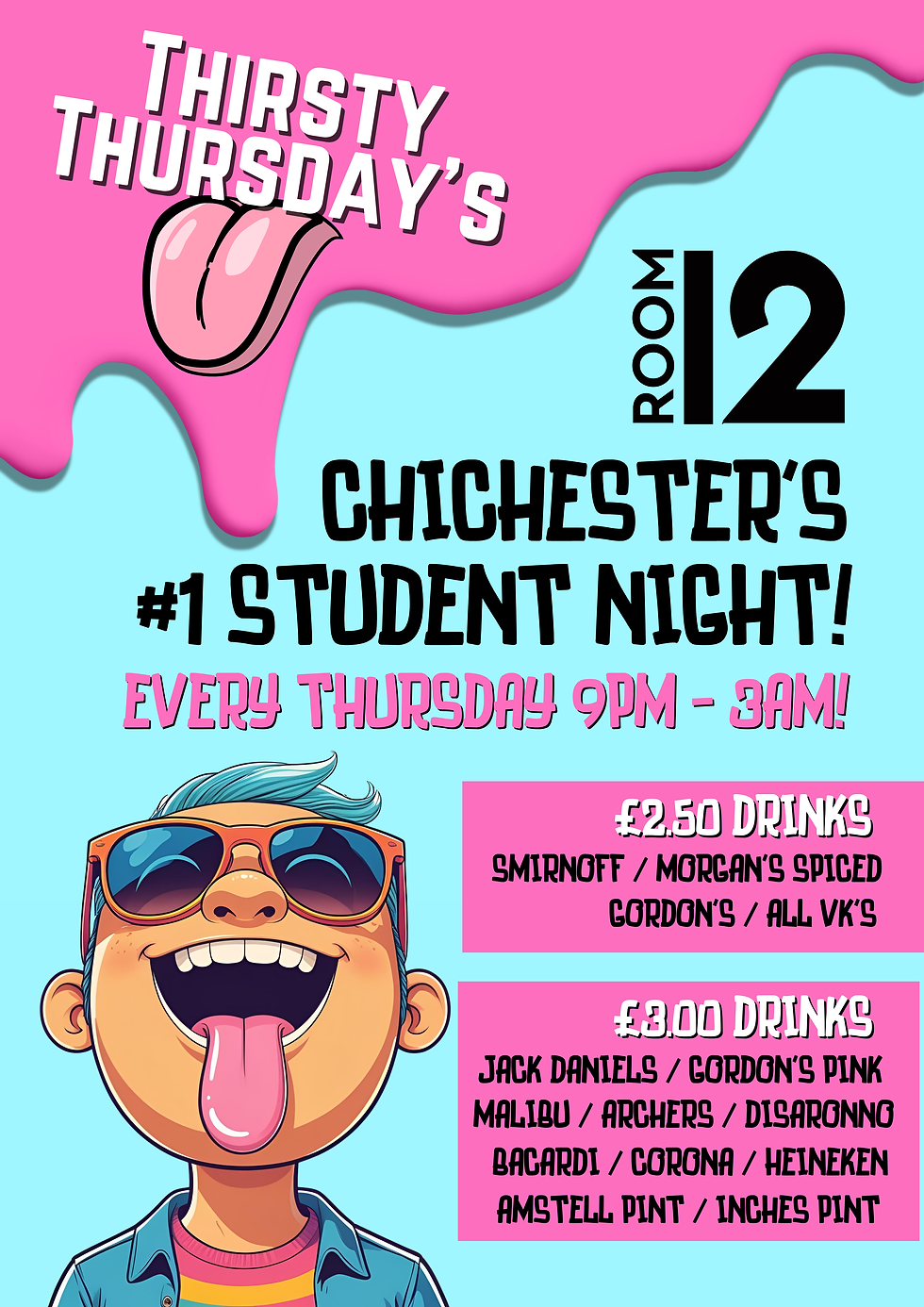 THIRSTY THURSDAY - STUDENT NIGHT!