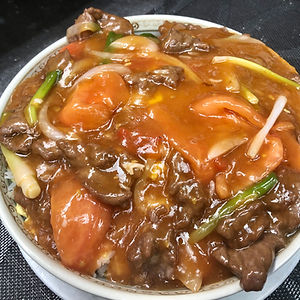 Stir Fried Rice with Beef and Tomato 番茄牛肉炒飯