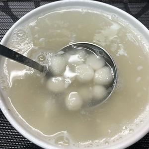 Mini Glutinous Rice Ball in Sweet Ferment Rice with Osmathus 酒釀圓子