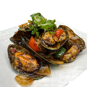 Stir-Fried Black Bean Mussels 豉汁炒青口
