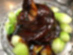 Braised Pig Thigh in Brown Sauce with Bok Choy 唐菜走油圓啼