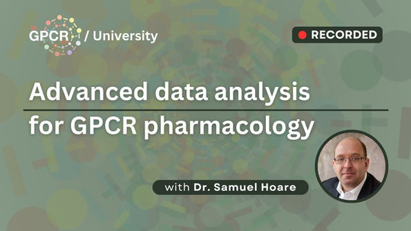 Advanced data analysis for GPCR pharmacology