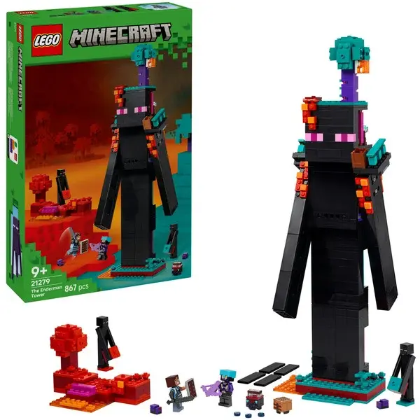 LEGO 21279 Minecraft Der Enderman-Turm, Konstruktionsspielzeug