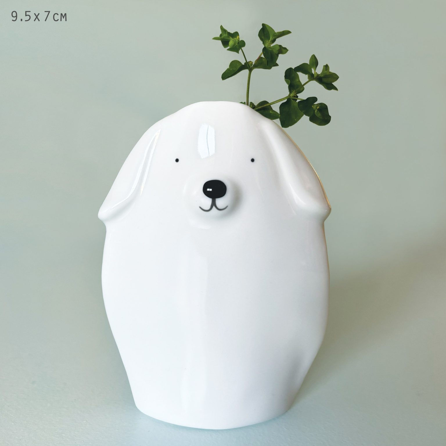 East of India Dog Vase