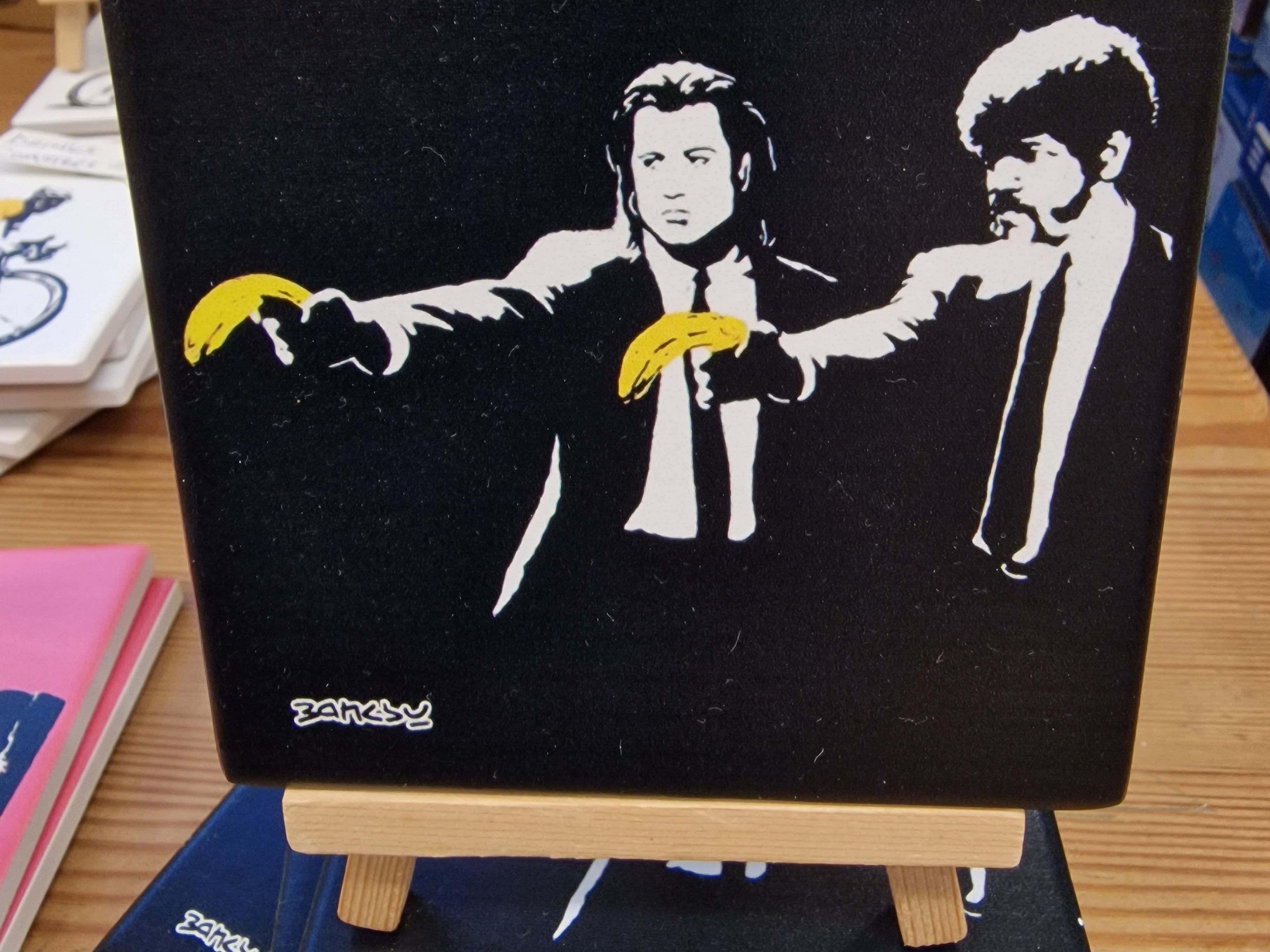 Banksy Ceramic Coaster