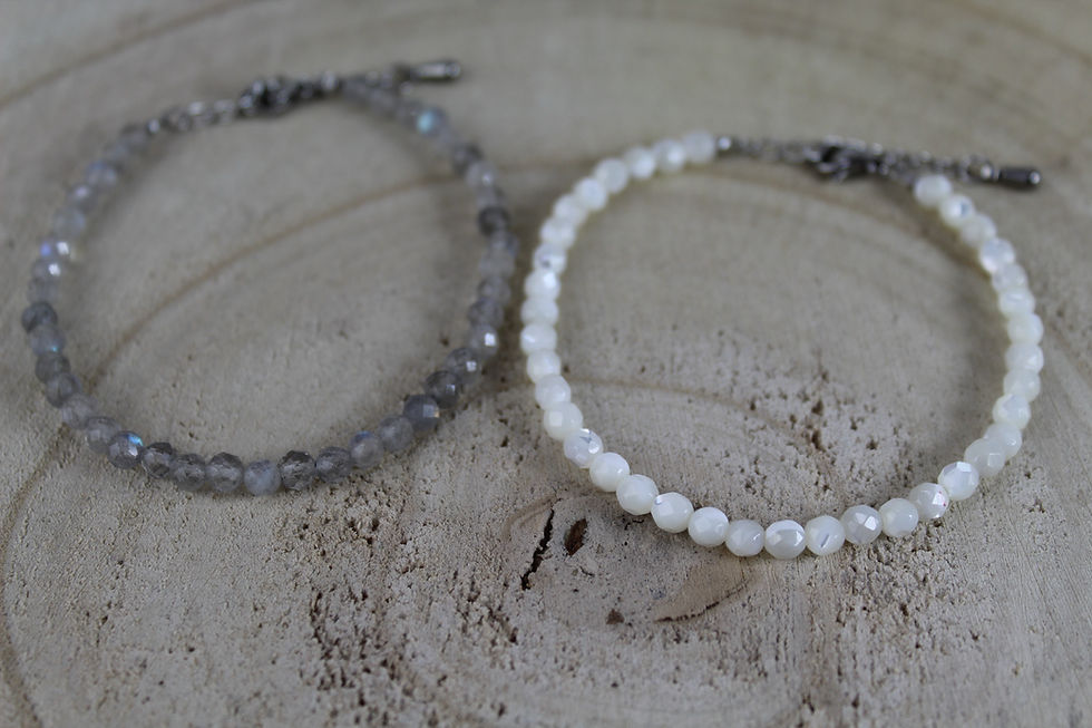 Miniature : Bracelets perles facettées