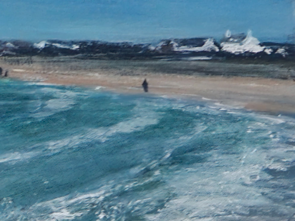 Thumbnail: Shoreline,  Trearddur bay  available from the Bay Tree Gallery in Valley 