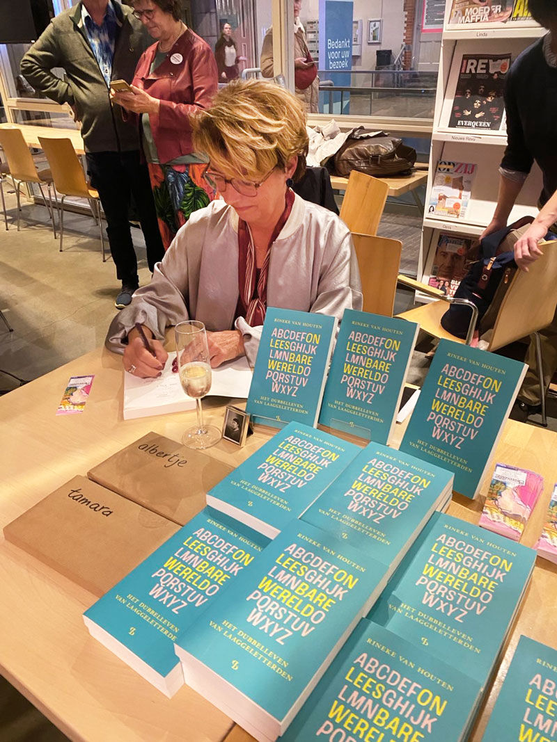 Boekpresentatie met signeersessie in Amsterdam