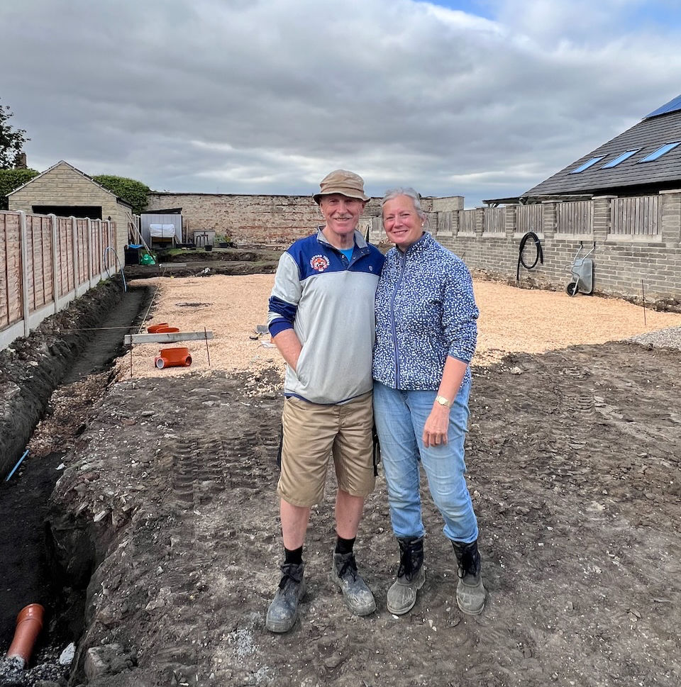 self-build clients on site