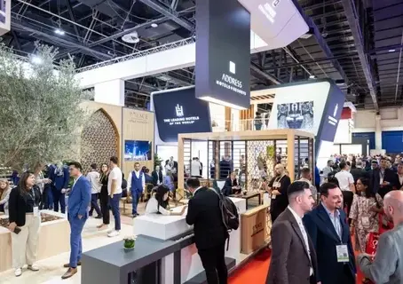 Arabian Travel Market 2026 Dubai exhibition with global travel brands and B2B networking opportunities