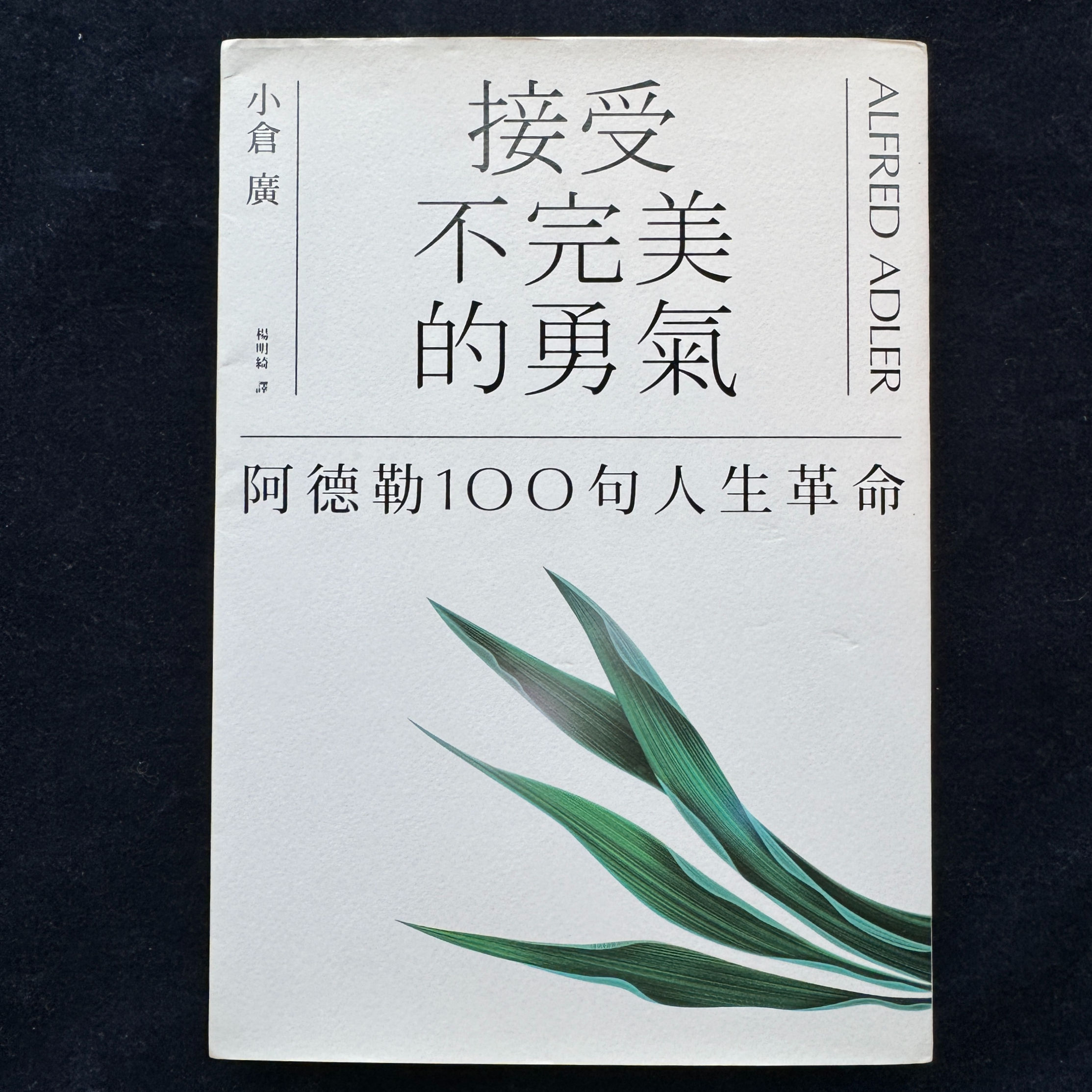 接受不完美的勇氣: 阿德勒100句人生革命(小倉廣)