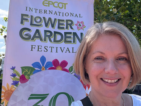 Mary Graham at Epcot Flower & Garden Festival