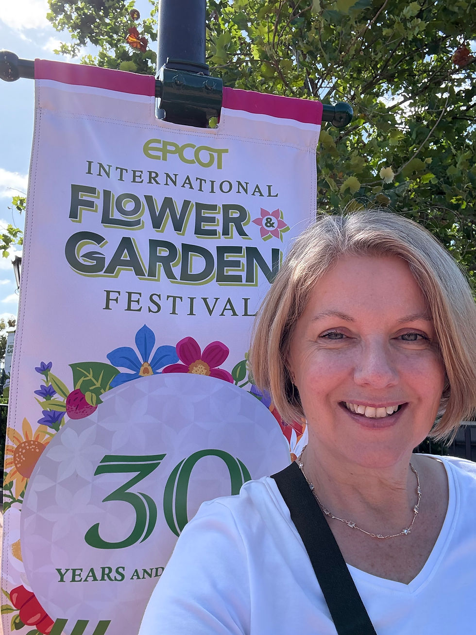 Mary Graham at Epcot Flower & Garden Festival