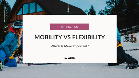 Stretching before skiing