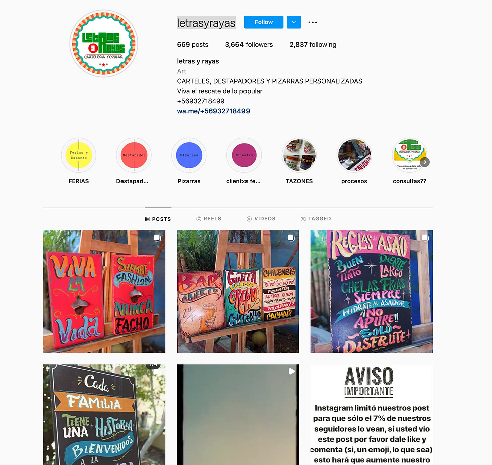 letras y rayas - https://www.instagram.com/letrasyrayas/