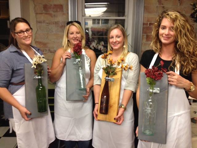 Wine Sconce Craft Party