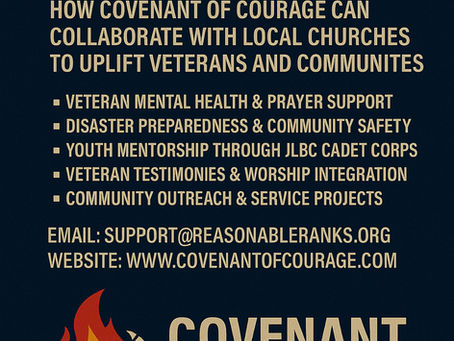 🕊️ Faith in Action: How Covenant of Courage Can Collaborate with Local Churches to Uplift Veterans and Communities