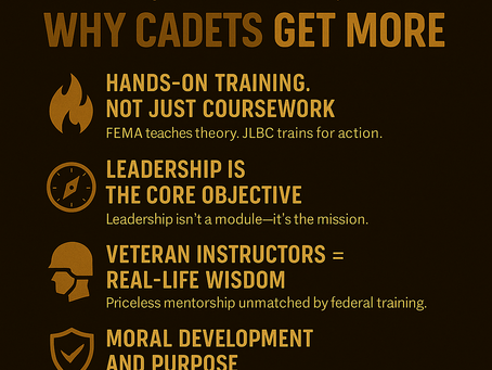 FEMA vs. JLBC: Why Cadets Get More