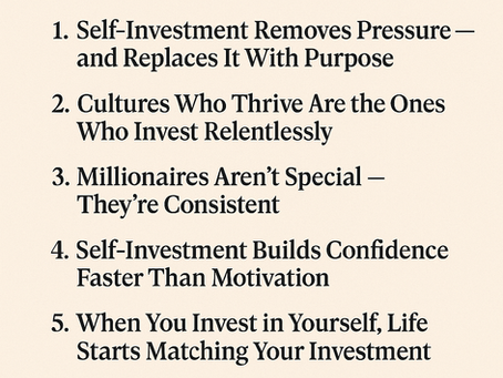 Why Falling in Love With Investing in Yourself Changes Everything