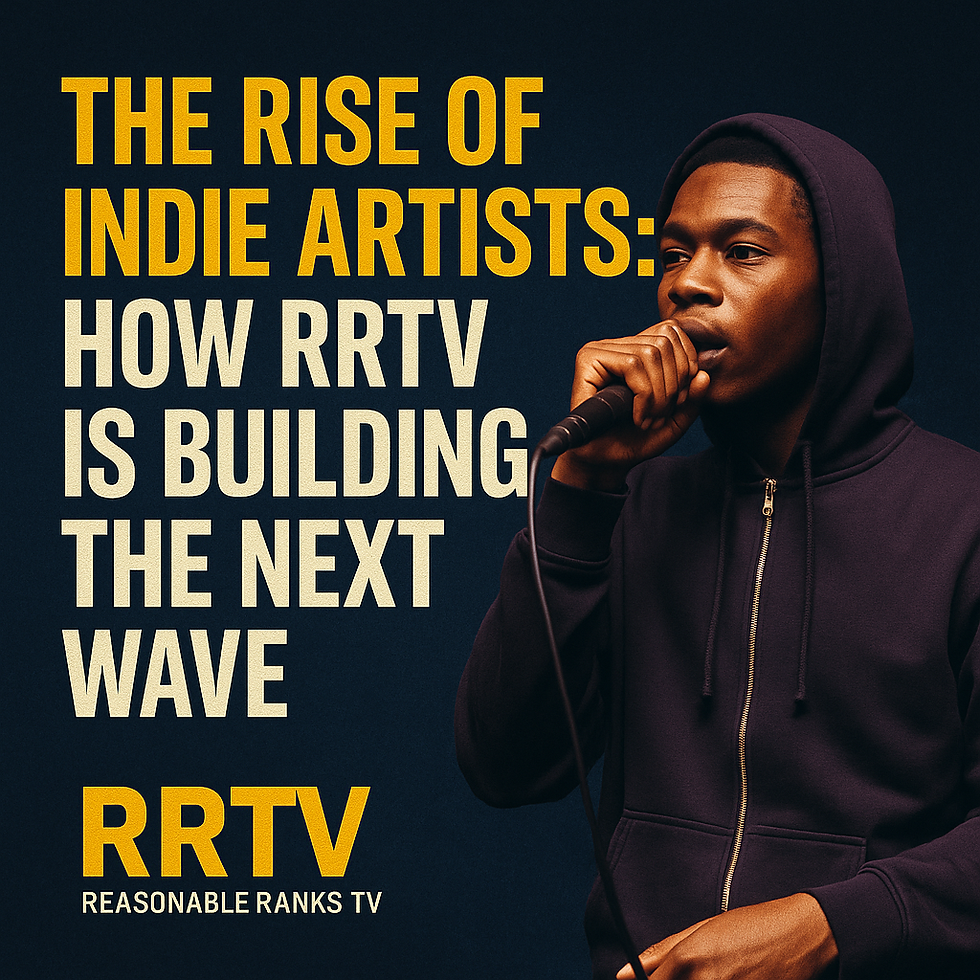 🎤 The Rise of Indie Artists: How RRTV Is Building the Next Wave