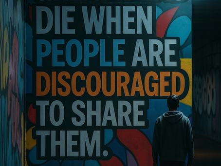 💡 Great Ideas Die When People Are Discouraged to Share Them