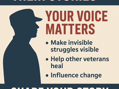 Why Veterans Should Tell Their Stories: Your Voice Matters