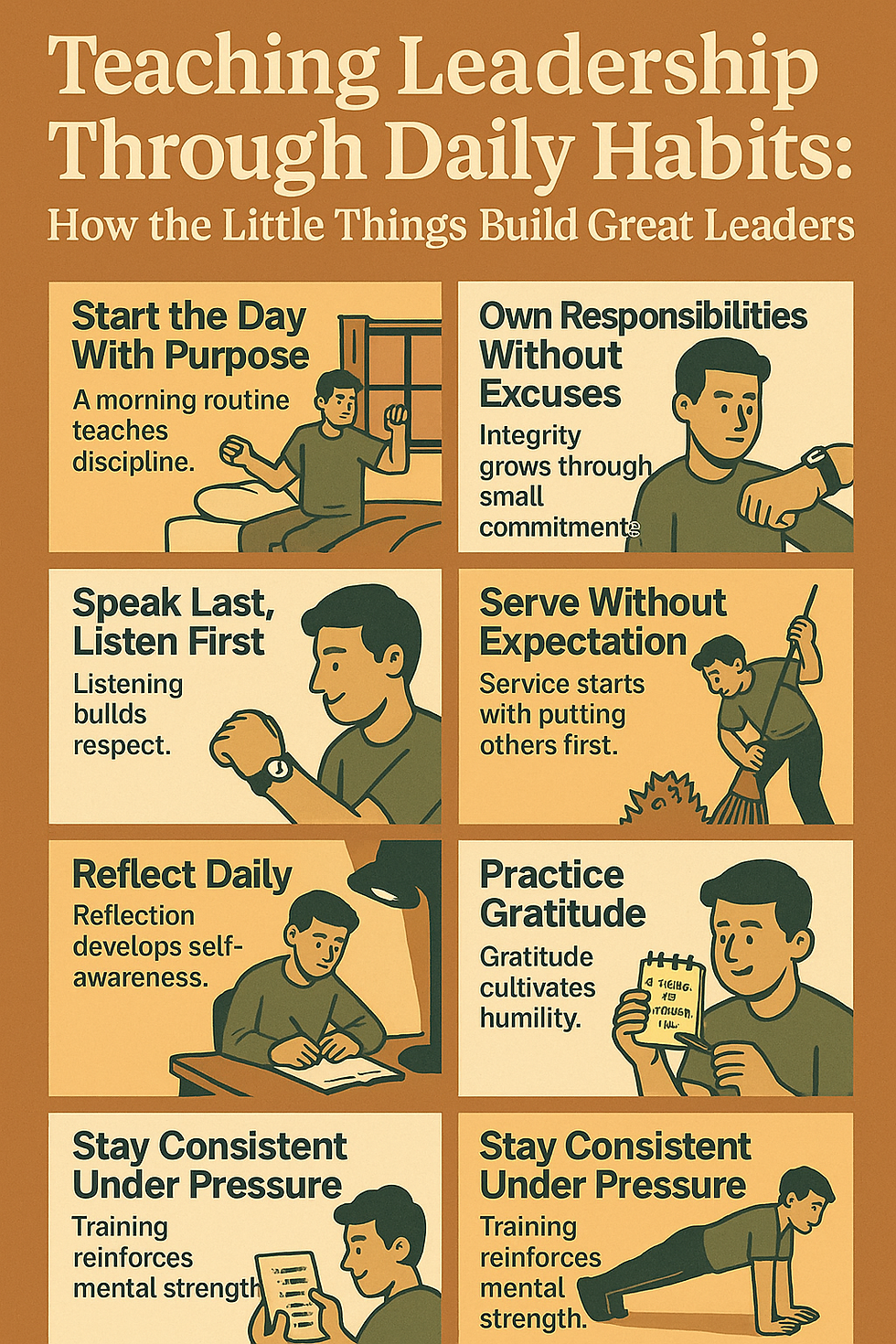 Teaching Leadership Through Daily Habits: How the Little Things Build Great Leaders