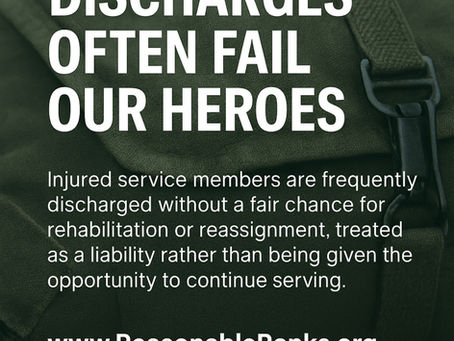 Why Medical Discharges Often Fail Our Heroes