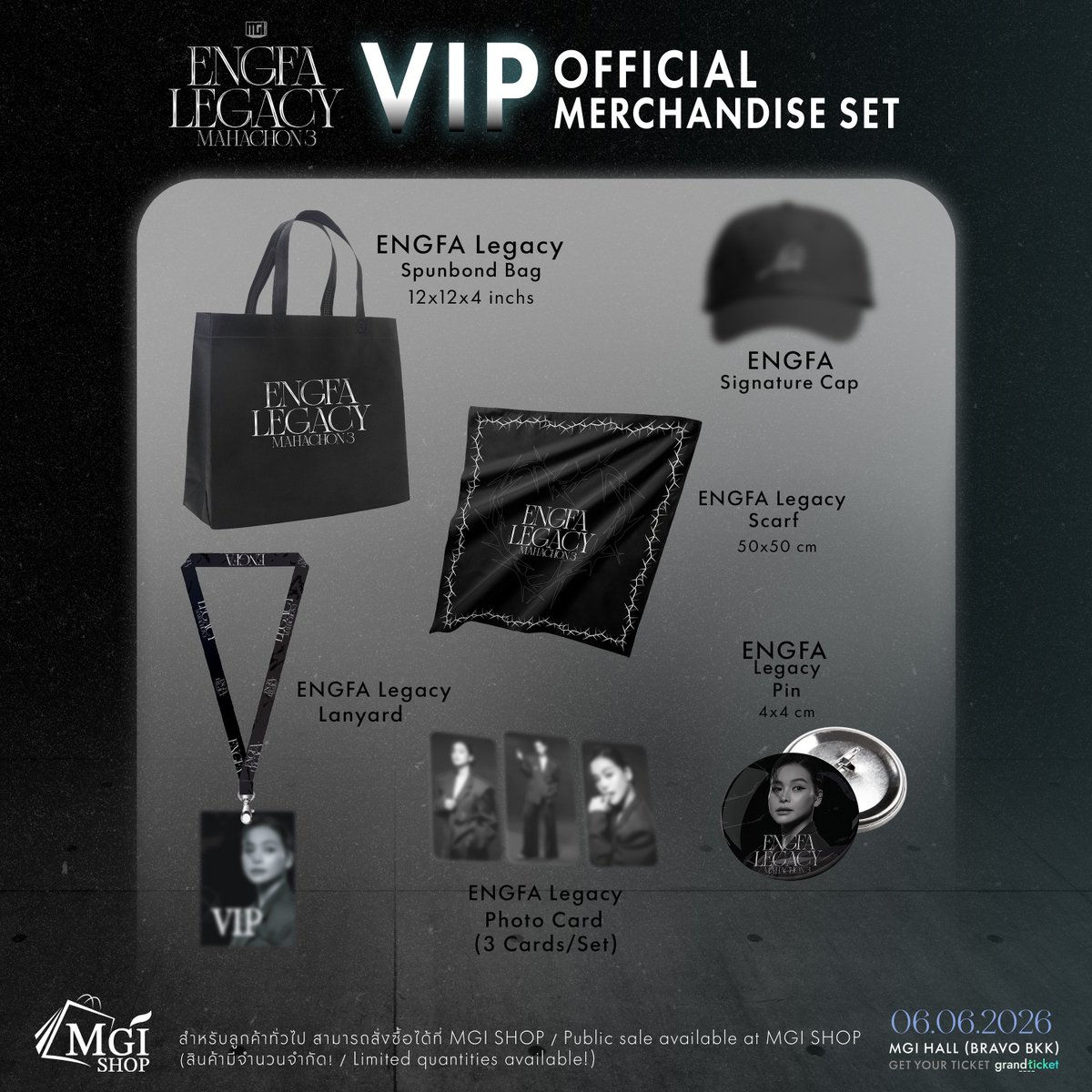 PRE-ORDER ENGFA MAHACHON 3 Official Merchandise (2026)