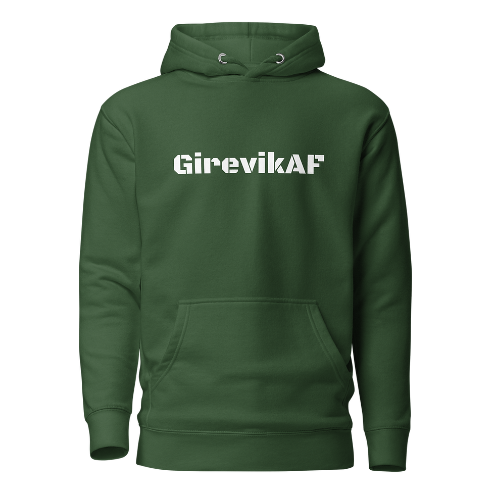 Thumbnail: GirevikAF Kettlebull Unisex Hoodie